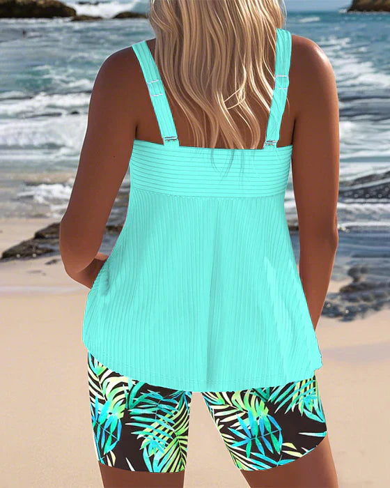 Daphne™  Ribbed Tankini Shorts