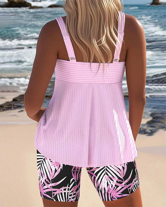 Daphne™  Ribbed Tankini Shorts