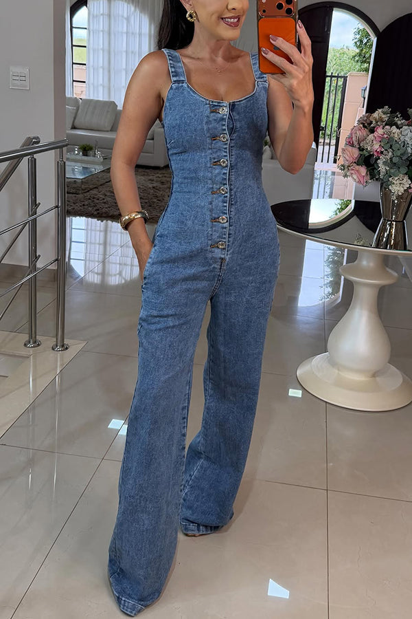 Heidi™ Denim Jumpsuit