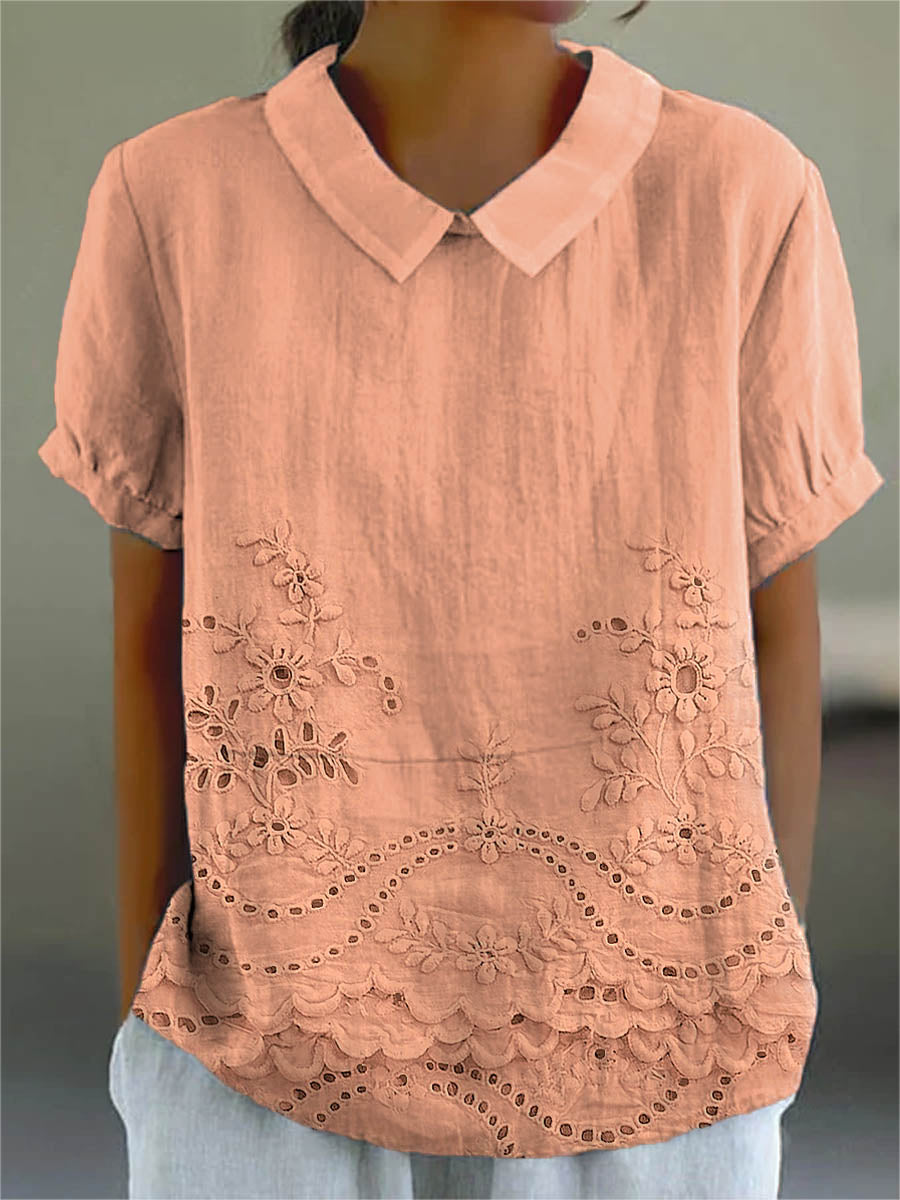 Rosalie™ Floral Embroidered Blouse