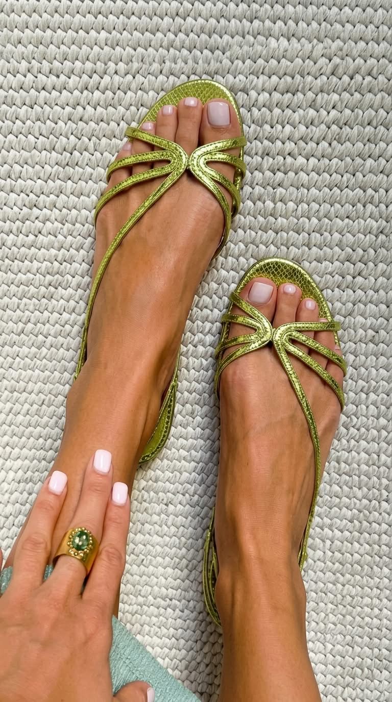 Ginevra™ Golden Sandals