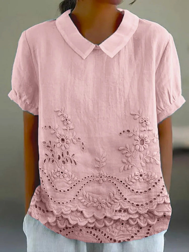 Rosalie™ Floral Embroidered Blouse