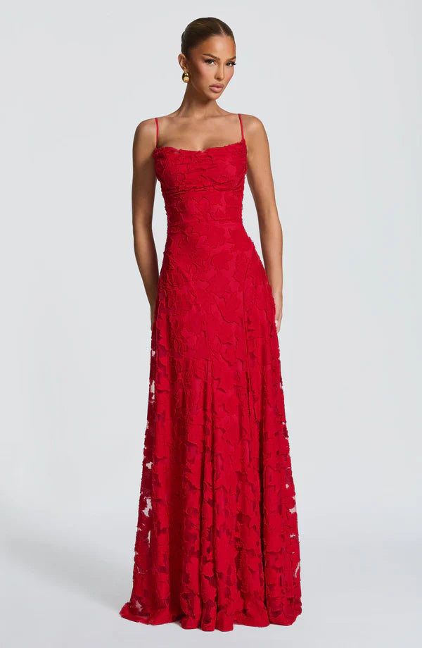 SOFIA™ Elegant Lace Maxi Dress