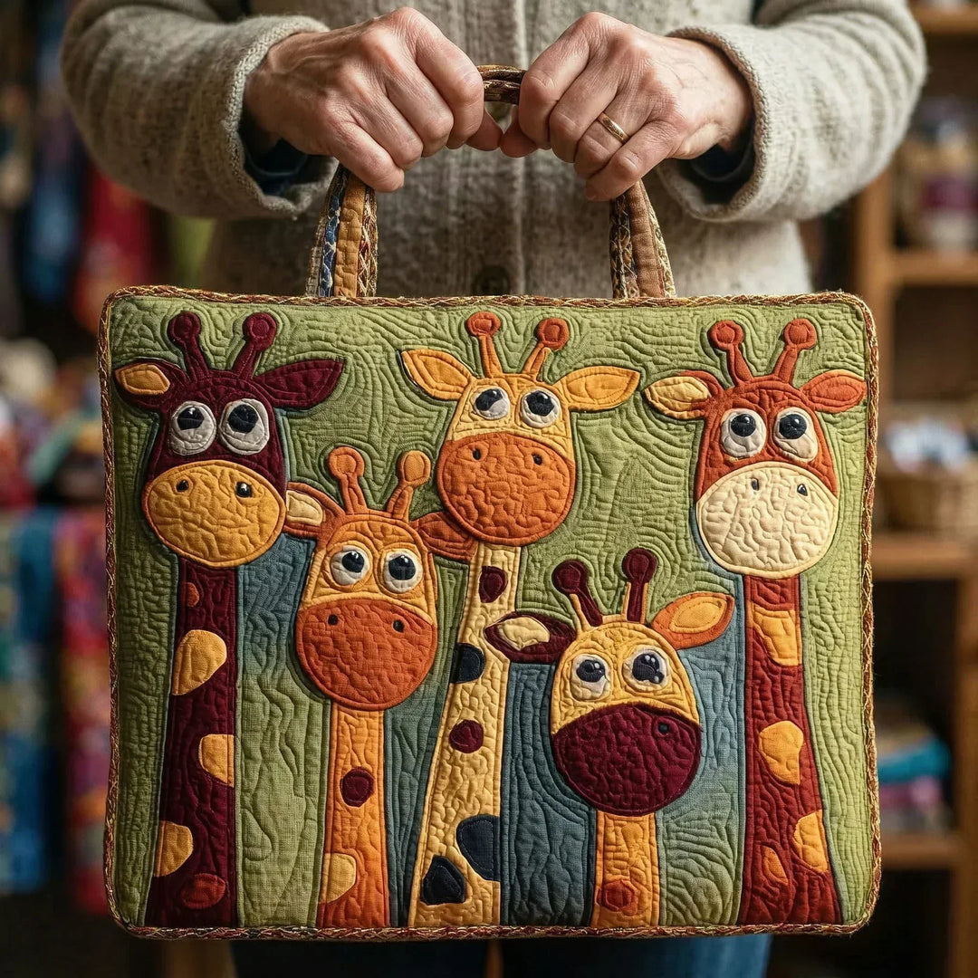 Maisie™ Quilted Tote Bag Giraffe