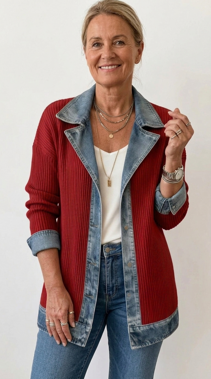 Margaret™ Layered Knit Jacket