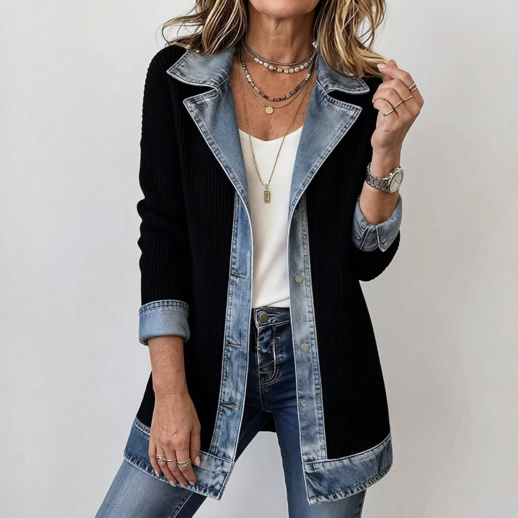 Margaret™ Layered Knit Jacket