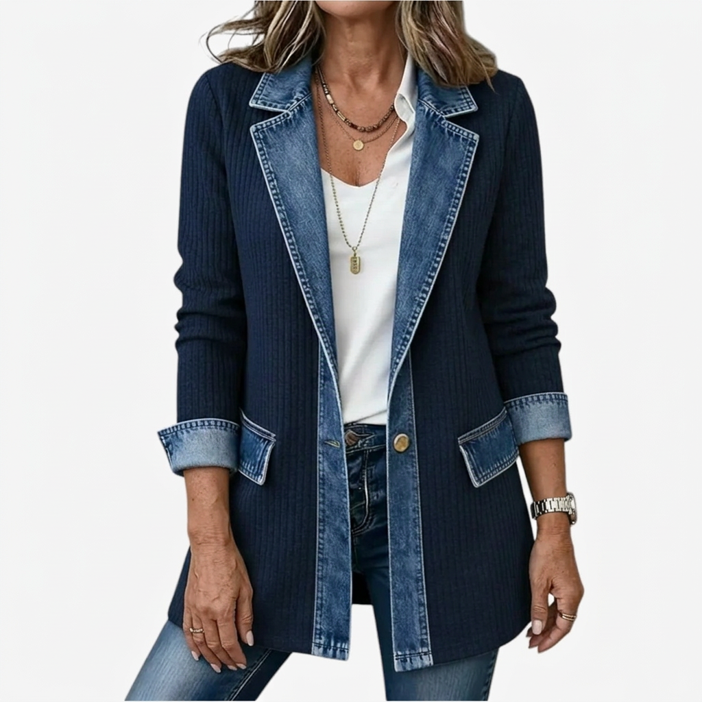 Margaret™ Layered Knit Jacket