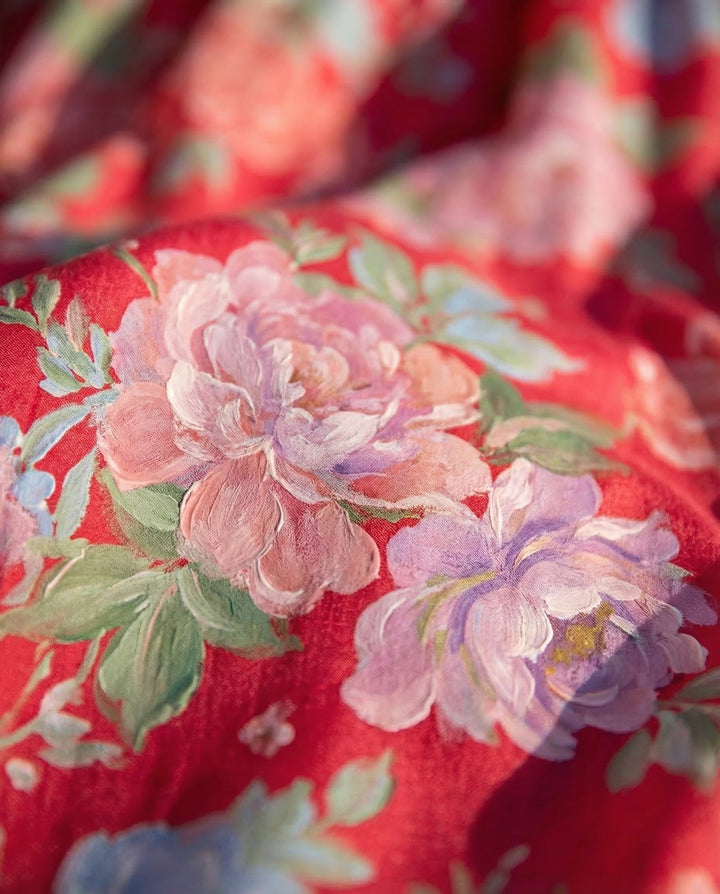Minelda™  Floral V-neck Dress