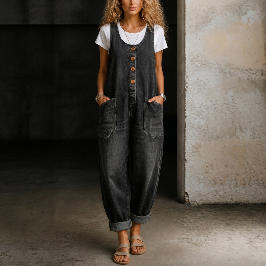 Moxelle™ Denim Jumpsuit
