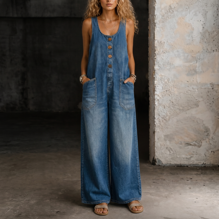 Moxelle™ Denim Jumpsuit