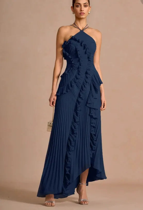 LIYANA™ Spiral Ruffle Dress