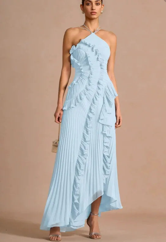 LIYANA™ Spiral Ruffle Dress