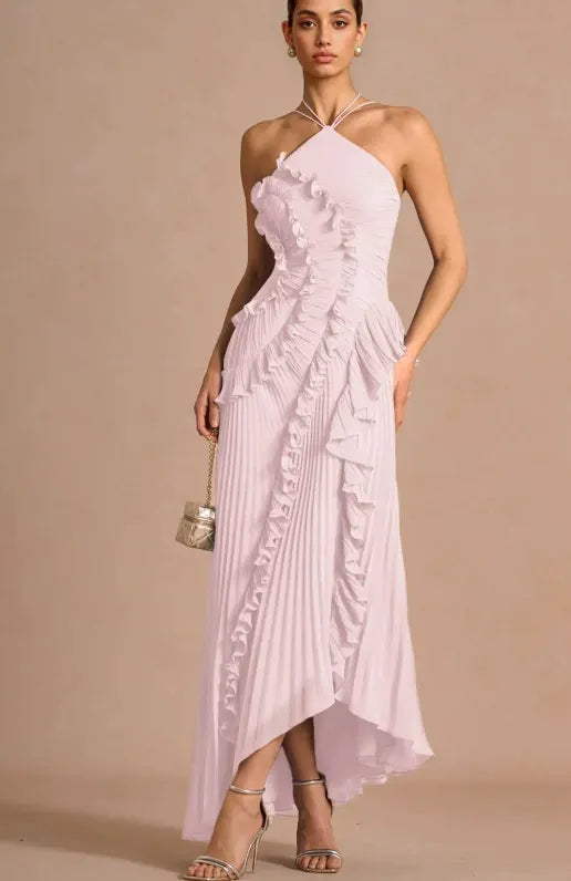 LIYANA™ Spiral Ruffle Dress