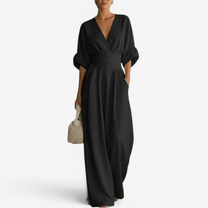 Cheska™ Flowing Waist-Defined Jumpsuit