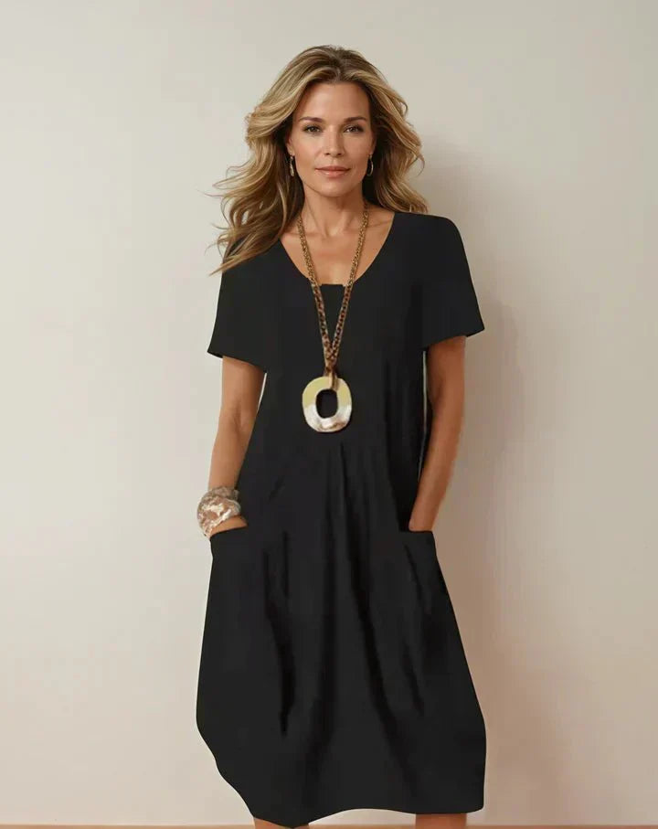 Oriane™  Fluid Casual Maxi Dress