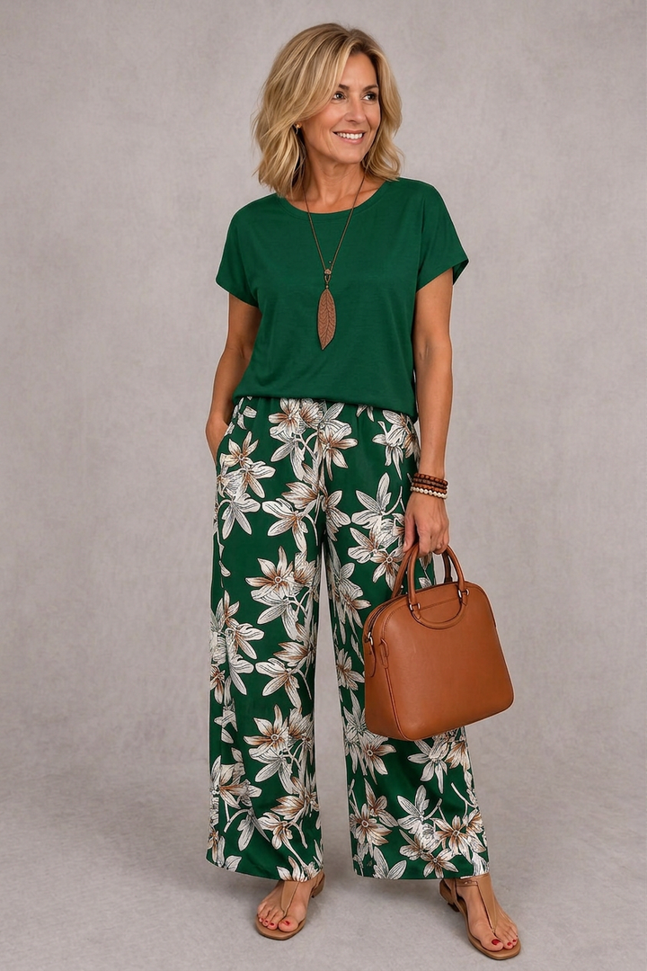 Rosie™ Elegant Floral Two-Piece Set