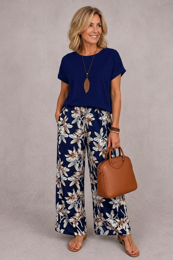 Rosie™ Elegant Floral Two-Piece Set