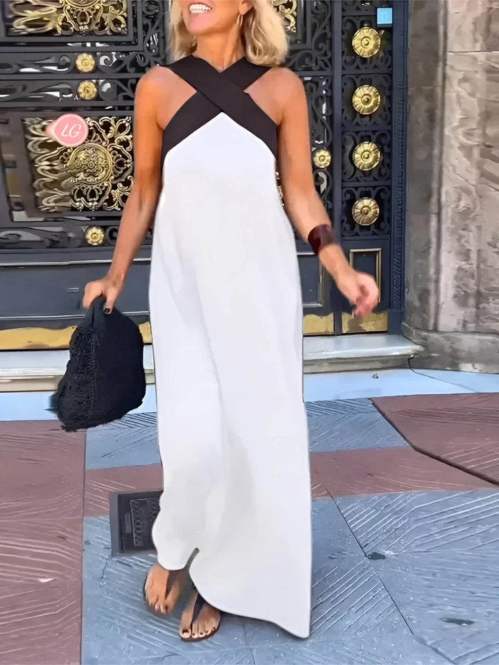 Quirine™ Wrap-Front Maxi Dress