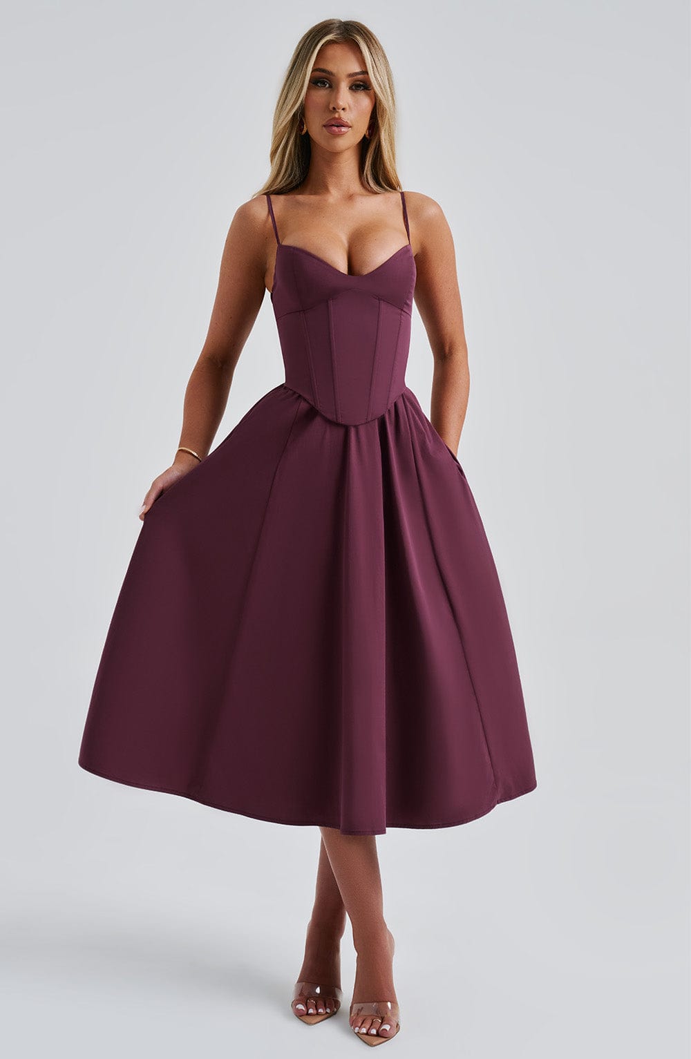 MAILEEN™ Elegant Midi Dress