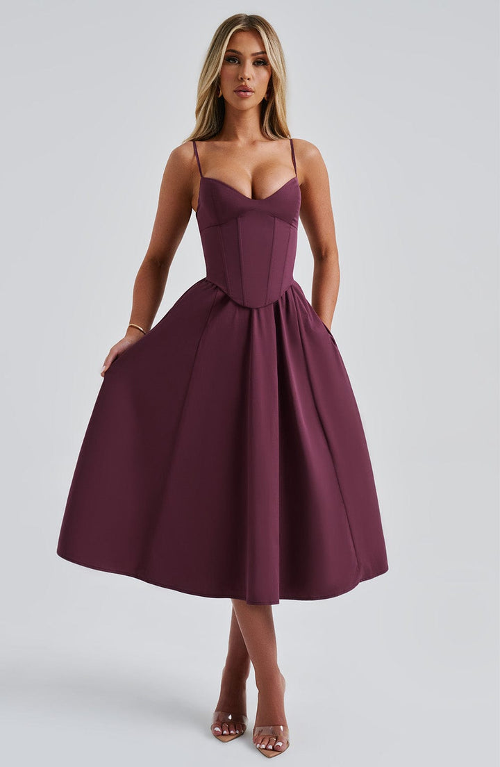 MAILEEN™ Elegant Midi Dress