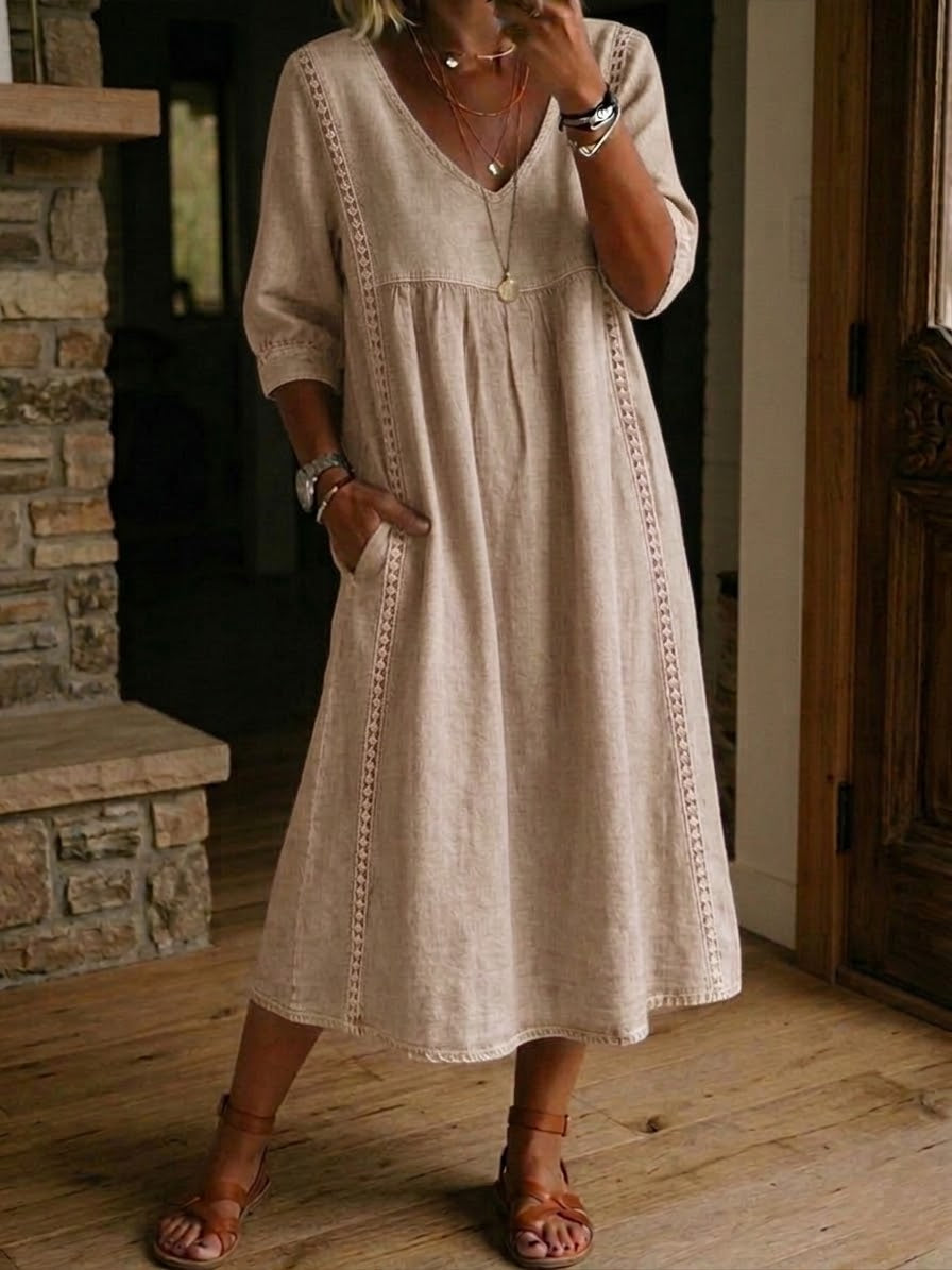 Mivida™ Artistic Maxi Dress