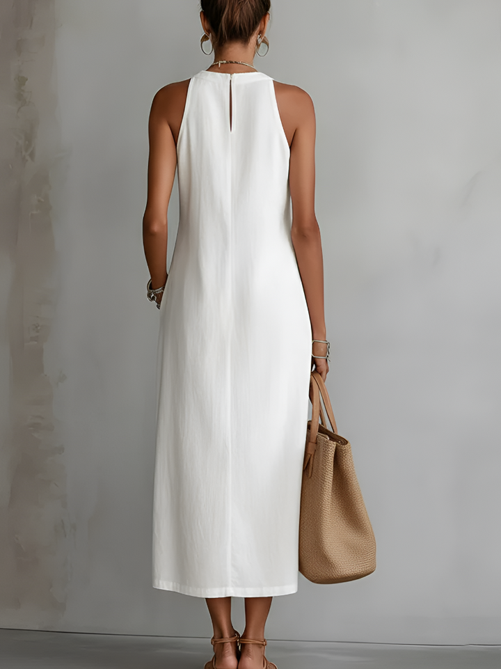 Jimena™ Lace Panel Midi Dress