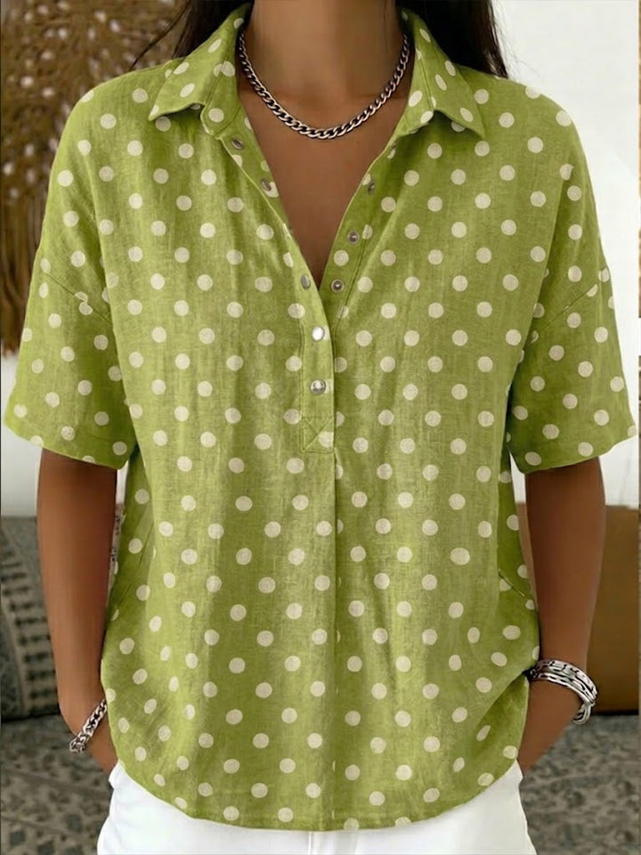 Miki™ Polo Collar  Shirt