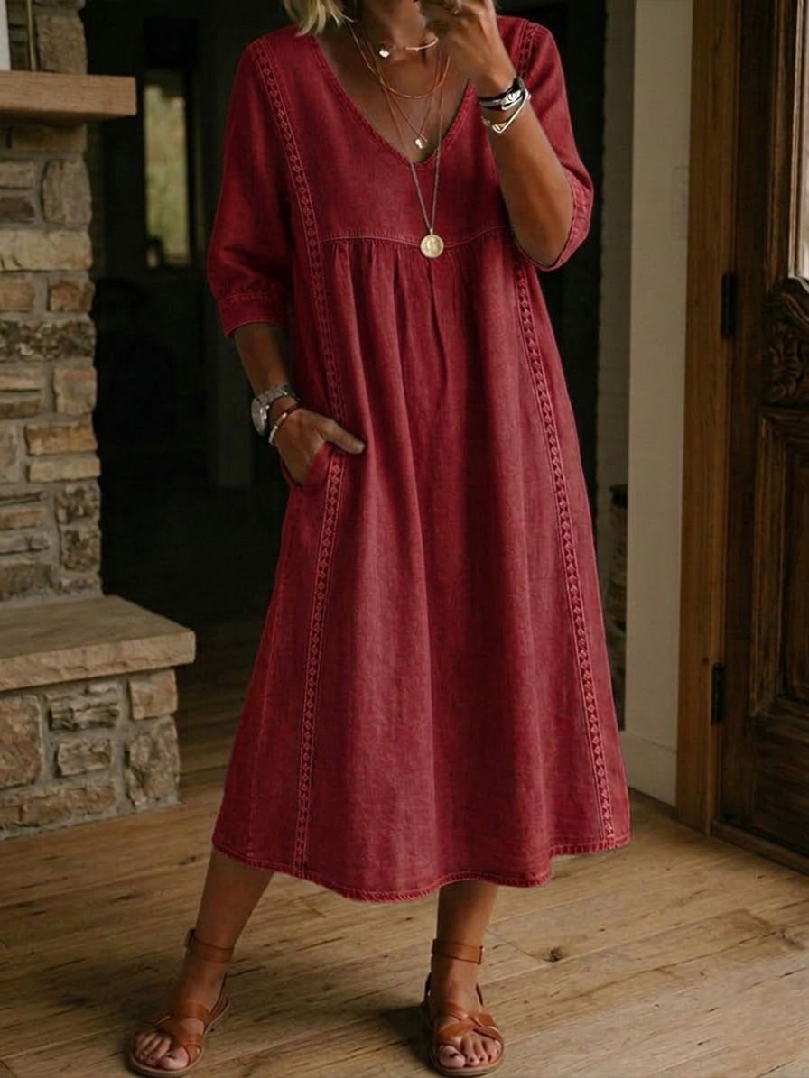 Mivida™ Artistic Maxi Dress