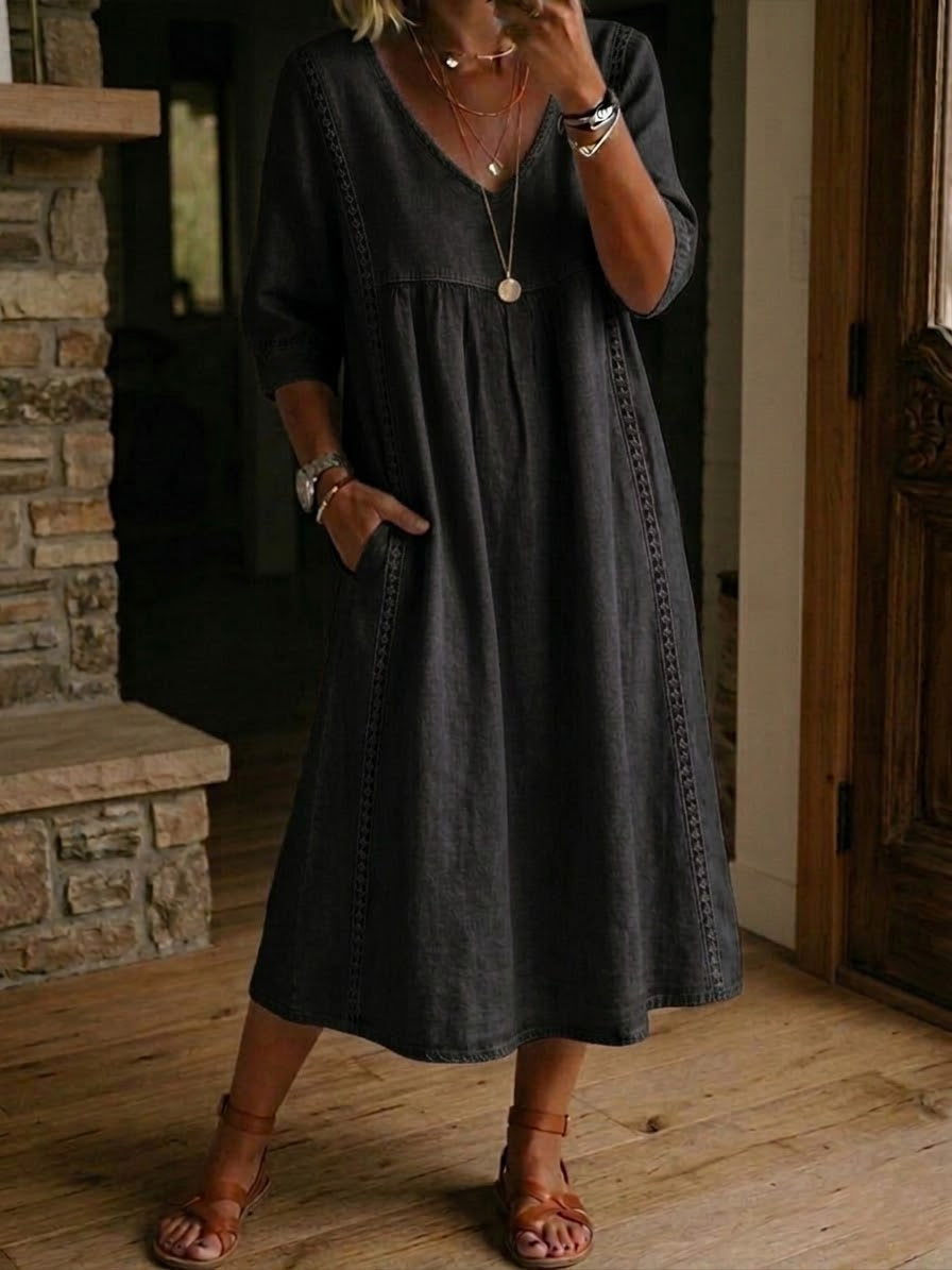 Mivida™ Artistic Maxi Dress