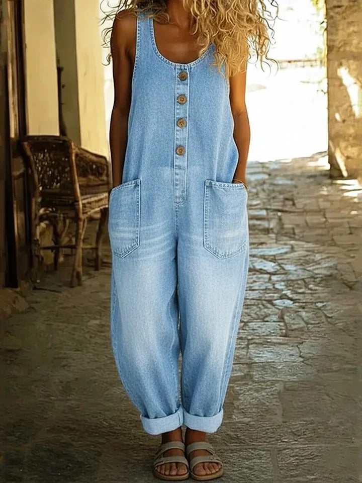 Margaret™ Denim-Look Overall