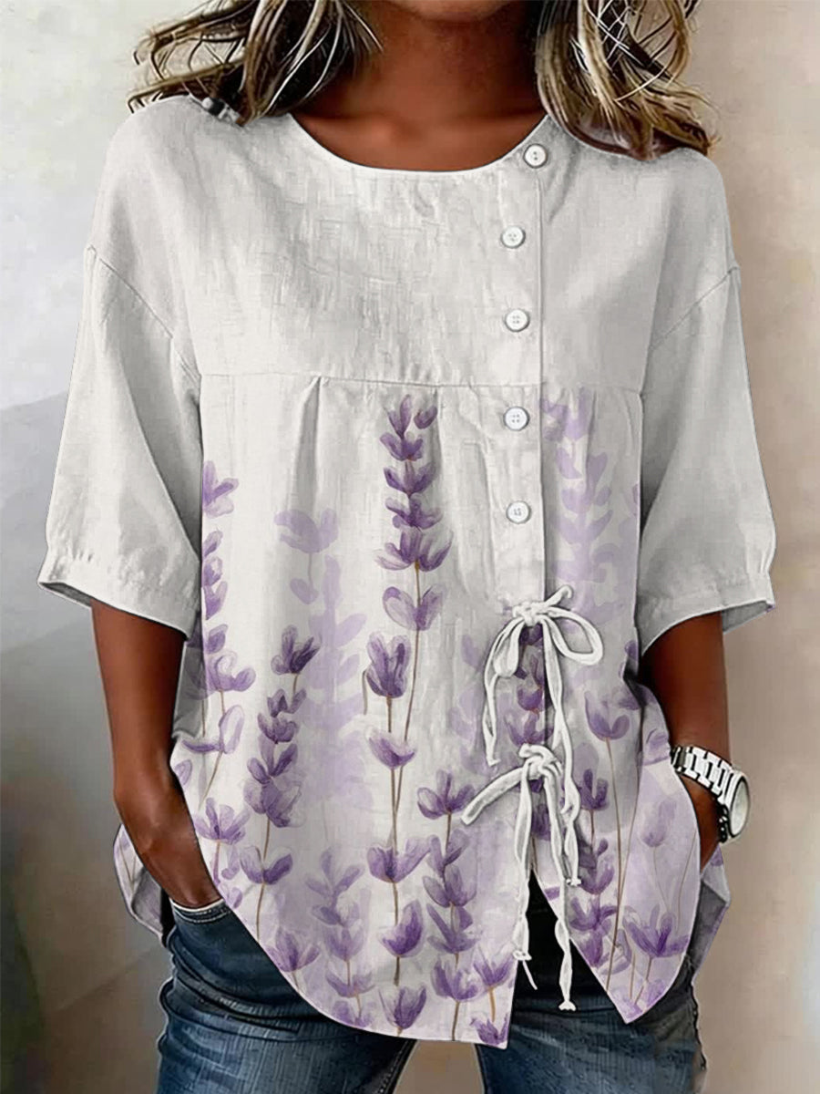 Hadley™Soft Embroided Linen Top