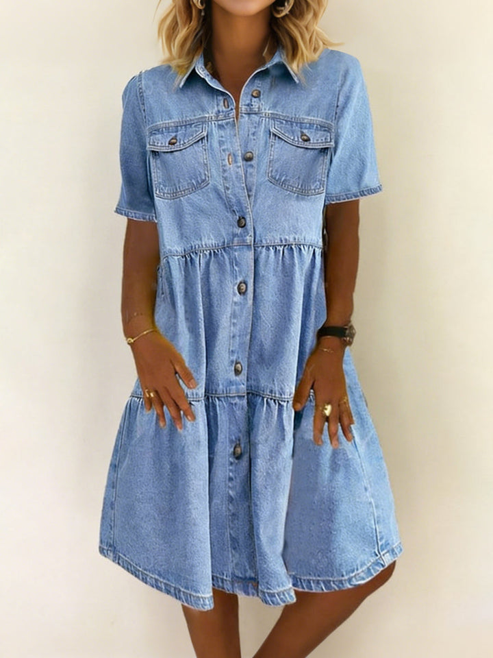 Sophia™ Casual  Denim Dress