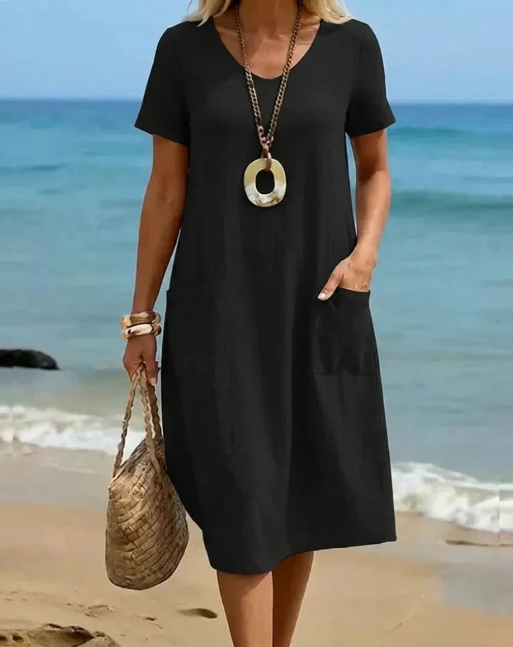 Oriane™  Fluid Casual Maxi Dress